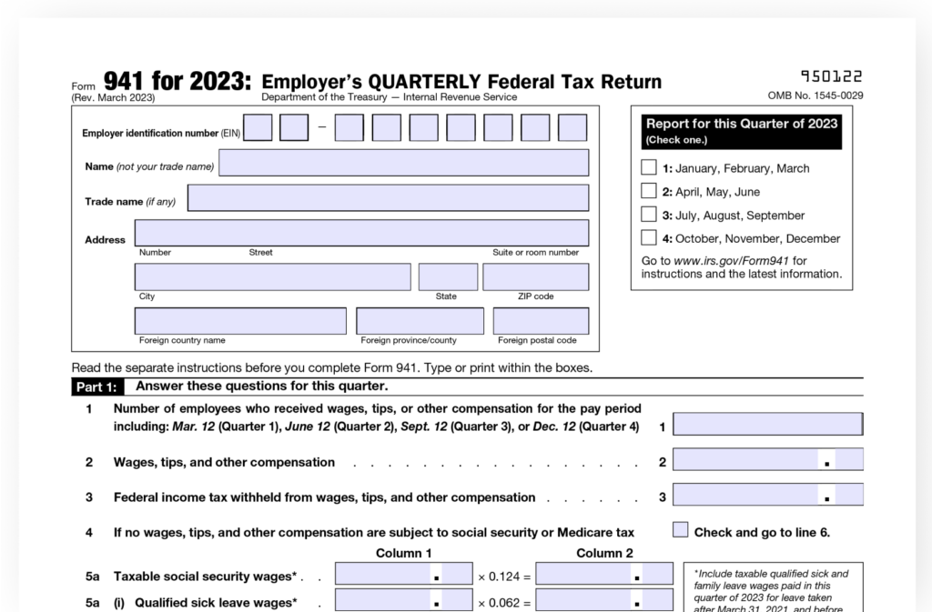 Irs Form 941 For 2025 Anthony Ross