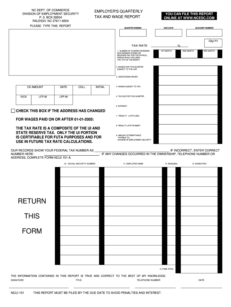 NC NCUI 101 Fill And Sign Printable Template Online US Legal Forms