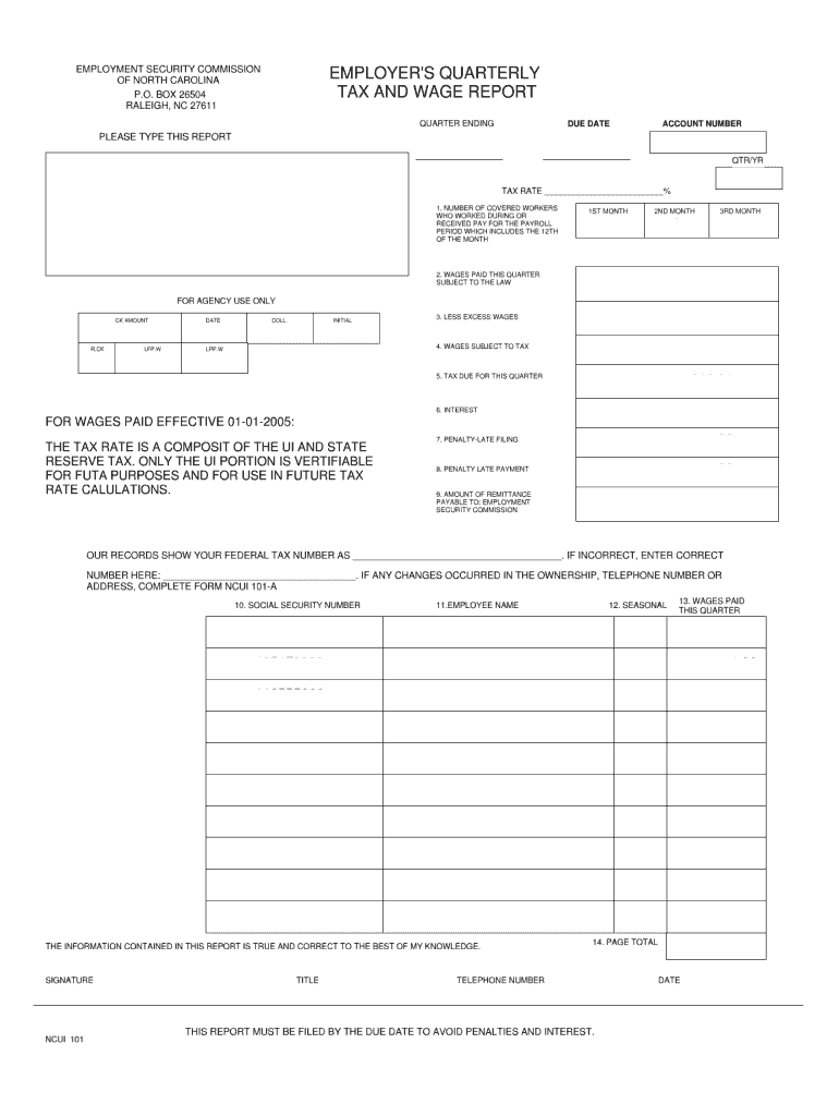 Ncui 101 Mailing Address Fill And Sign Printable Template Online US 