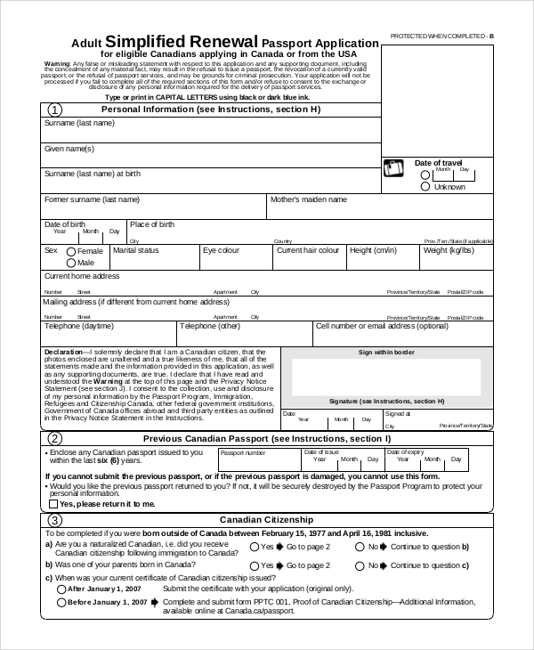 Passport Renewal Form Gibraltar Printable Form 2024