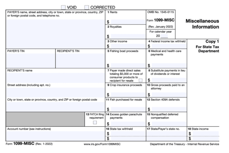 Printable 1099 Form 2025 Caty Maudie