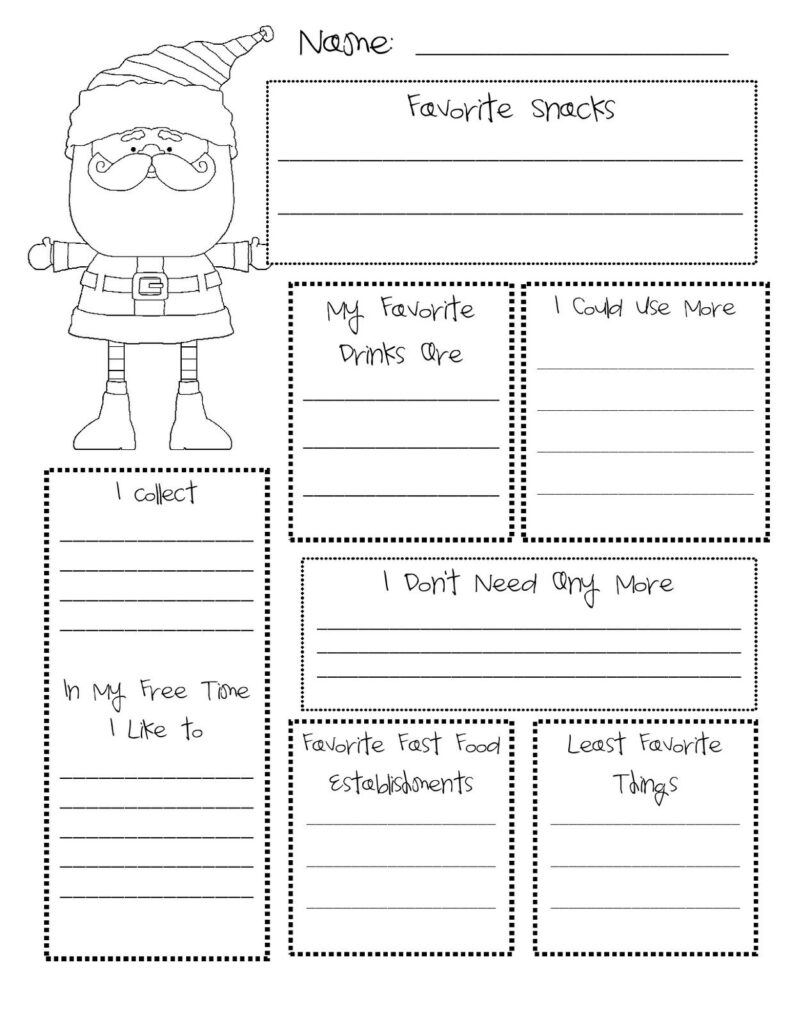 Secret Santa Printable Forms